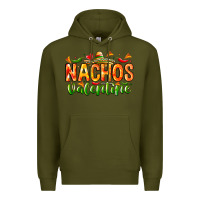 Army Green Nachos Valentine Premium Hoodie - CowhideDigitalArt
