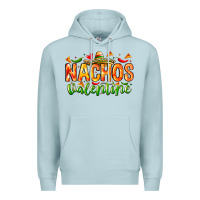 Blue Mist Nachos Valentine Premium Hoodie - CowhideDigitalArt
