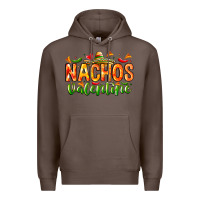 Coffee Nachos Valentine Premium Hoodie - CowhideDigitalArt