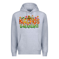 Heather Grey Nachos Valentine Premium Hoodie - CowhideDigitalArt