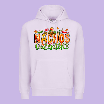 Nachos Valentine Premium Hoodie Designed By Cowhidedigitalart
