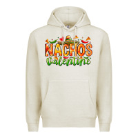 Oatmeal Heather Nachos Valentine Premium Hoodie - CowhideDigitalArt