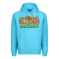 Ocean Blue Nachos Valentine Premium Hoodie - CowhideDigitalArt