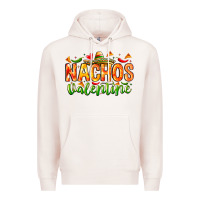 Pale Pink Nachos Valentine Premium Hoodie - CowhideDigitalArt