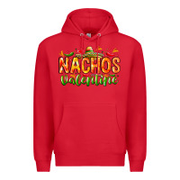 Red Nachos Valentine Premium Hoodie - CowhideDigitalArt