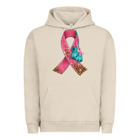 Pigment French Oak cancer ribbon and boxing gloves Urban Hoodie - AdoDesignShop