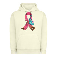 Pigment Pistachio cancer ribbon and boxing gloves Urban Hoodie - AdoDesignShop