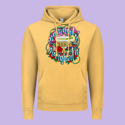 Mamacita Needs A Margarita Mexico Vintage Hoodie Designed By Howdyjamesfarm