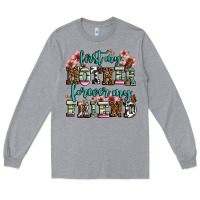 Heather Grey first my mother forever my friend Long Sleeve Tee - OliviaCreatesArt