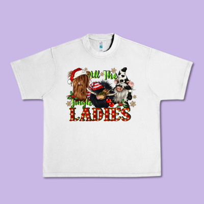 All The Jingle Ladies Urban Heavy Tee Designed By Cowgirlartshop
