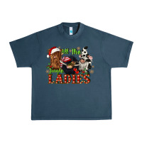 Midnight Navy all the jingle ladies Urban Heavy Tee - CowGirlArtShop