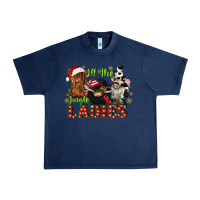 Navy all the jingle ladies Urban Heavy Tee - CowGirlArtShop