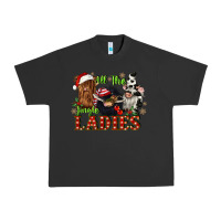 Pigment Black all the jingle ladies Urban Heavy Tee - CowGirlArtShop