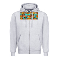 Heather Grey Farm life fall Zipper Hoodie - Artiststas