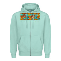 Seafoam Farm life fall Zipper Hoodie - Artiststas
