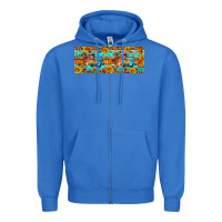 True Royal Farm life fall Zipper Hoodie - Artiststas