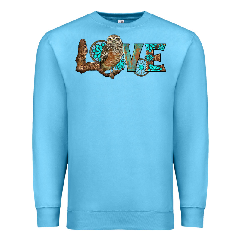Owl Love Premium Sweatshirt by BarkalooDesign | Teevron