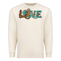 Sandshell owl love Premium Sweatshirt - BarkalooDesign