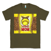 Army Green softball with leopard tumbler tbs Classic Tee - TumblerDesignByShophia