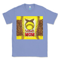 Colony Blue softball with leopard tumbler tbs Classic Tee - TumblerDesignByShophia