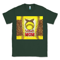 Sports Green softball with leopard tumbler tbs Classic Tee - TumblerDesignByShophia
