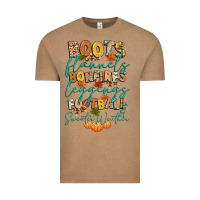 Vintage Coffee boots flannels bonfires football Vintage Tee - CowGirlArtShop