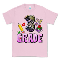 Bubblegum Pink Third Grade Classic Tee - RanaPortraitStore