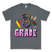 Charcoal Heather Third Grade Classic Tee - RanaPortraitStore