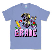 Colony Blue Third Grade Classic Tee - RanaPortraitStore