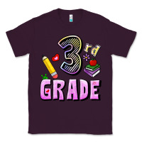 Plum Third Grade Classic Tee - RanaPortraitStore