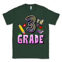 Sports Green Third Grade Classic Tee - RanaPortraitStore