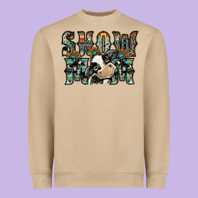 Show Mom Heavyweight Sweatshirt Designed By Sublimationcraftshop