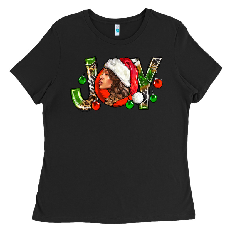 Joy With Woman Ladies Tee by NancyCooperArtShop | Teevron