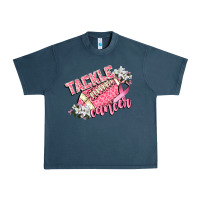 Midnight Navy tackle cancer Urban Heavy Tee - CowGirlArtShop