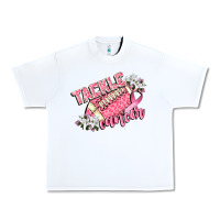 White tackle cancer Urban Heavy Tee - CowGirlArtShop