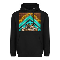 Black western  sunflower turquise gemstone  tumbler Heavyweight Hoodie - BarkalooDesign