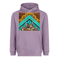 Lavender western  sunflower turquise gemstone  tumbler Heavyweight Hoodie - BarkalooDesign