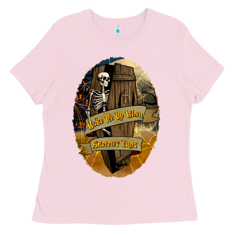 Wake Me Up When Summer Ends Ladies Tee by texasbilliewilder | Teevron