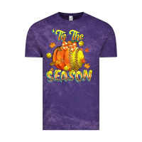 Cloud Purple its the season softball Vintage Tee - CowGirlArtShop