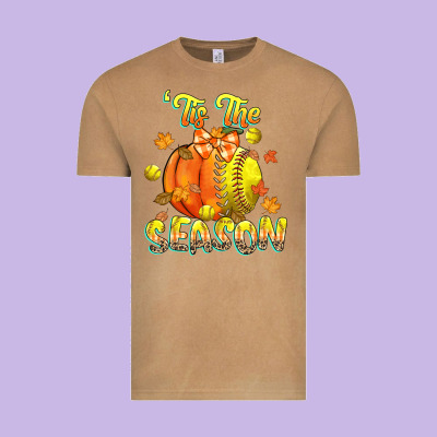 Its The Season Softball Vintage Tee Designed By Cowgirlartshop
