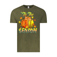 Vintage Olive its the season softball Vintage Tee - CowGirlArtShop