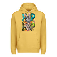 Antique Gold Western hip hop Bunny Easter Day Premium Hoodie - LillyAllenDesigns
