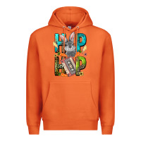 Carrot Western hip hop Bunny Easter Day Premium Hoodie - LillyAllenDesigns