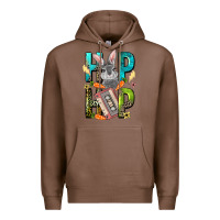 Chestnut Western hip hop Bunny Easter Day Premium Hoodie - LillyAllenDesigns