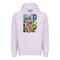 Lilac Western hip hop Bunny Easter Day Premium Hoodie - LillyAllenDesigns