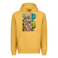 Mustard Western hip hop Bunny Easter Day Premium Hoodie - LillyAllenDesigns