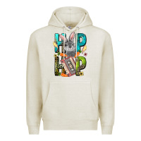 Western Hip Hop Bunny Easter Day Premium Hoodie | Teevron