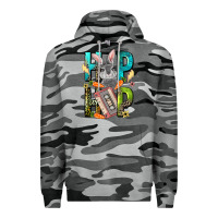 Slate Camo Western hip hop Bunny Easter Day Premium Hoodie - LillyAllenDesigns