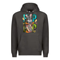 Smoke Western hip hop Bunny Easter Day Premium Hoodie - LillyAllenDesigns