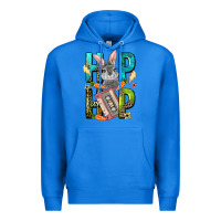True Royal Western hip hop Bunny Easter Day Premium Hoodie - LillyAllenDesigns
